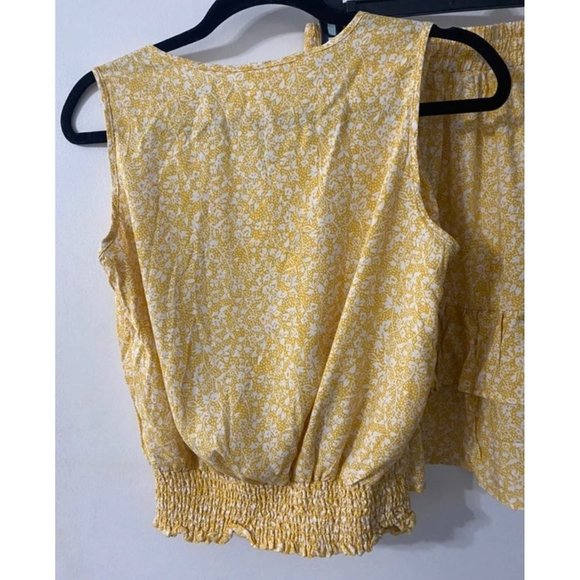 Rose And Thyme Smock Yellow Top — Small - Picture 2 of 5